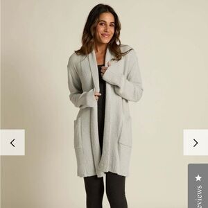 FacePlant Bamboo Plush Midi Cardigan S/M